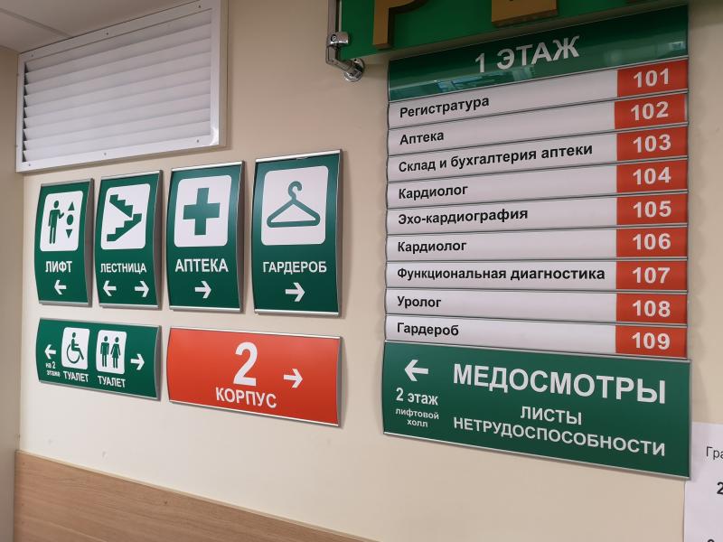 Навигация для поликлиники "Центр Реабилитации"