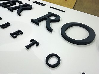 Вывески с объемными буквами - фото работ