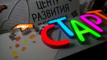 Вывески с объемными буквами - фото работ